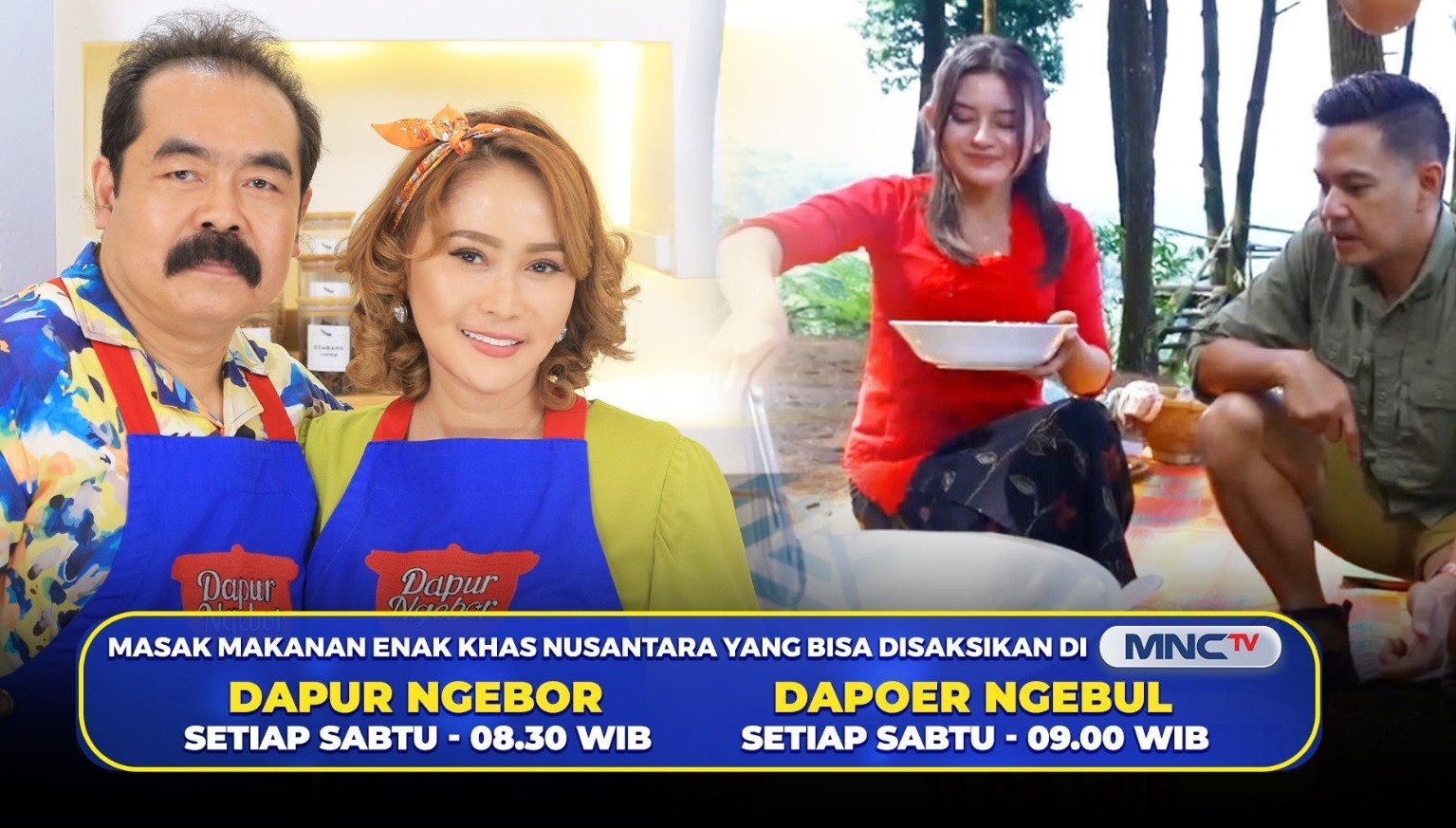 Keseruan Memasak dengan Pemandangan Wisata Alam, Saksikan Dapur Ngebor dan Dapoer Ngebul di Kuliner Nusantara MNCTV