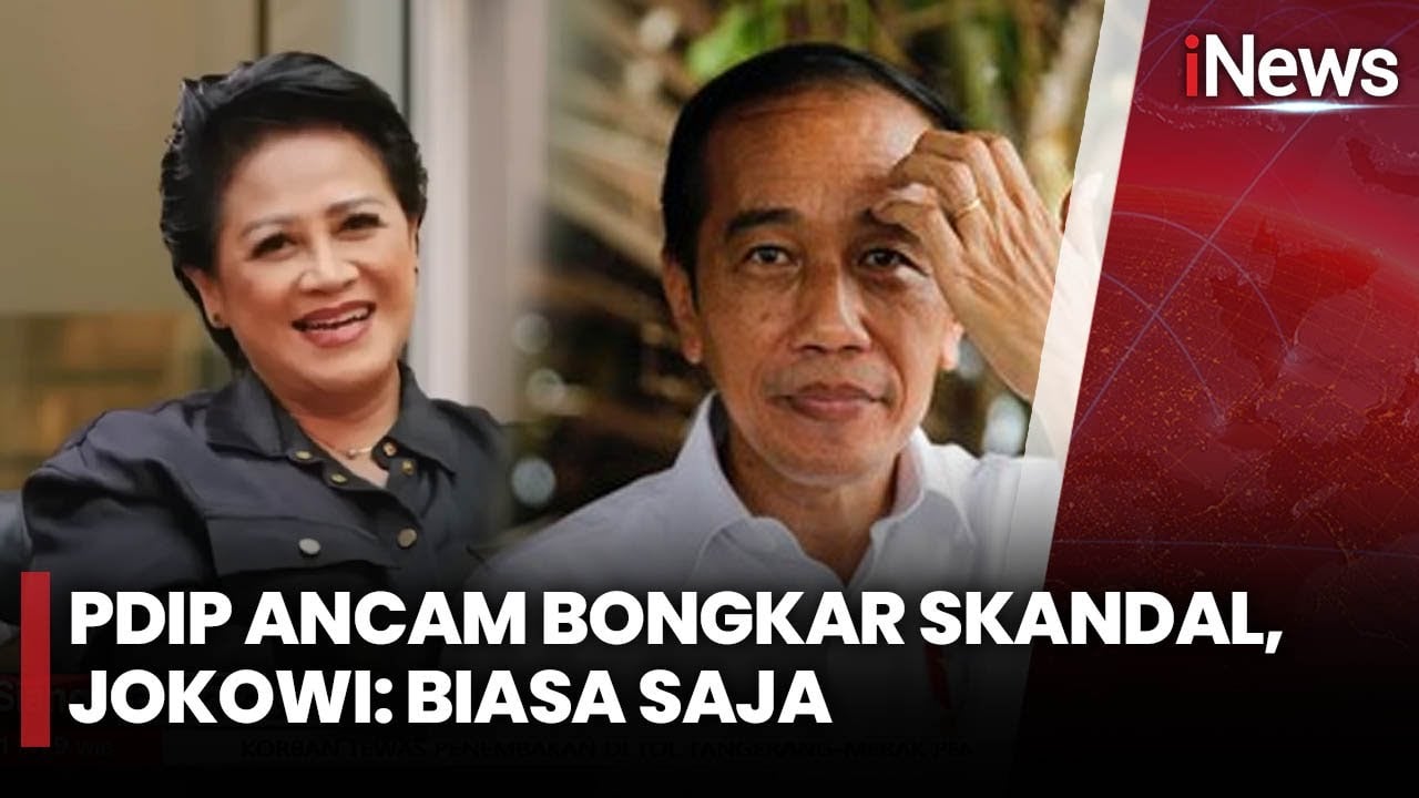 Komentar Mengejutkan Jokowi usai PDIP Ancam Bongkar Skandalnya