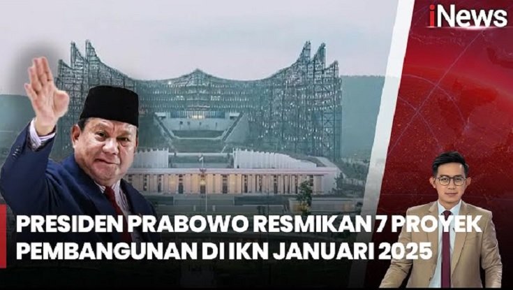 Prabowo bakal Resmikan 7 Proyek di IKN, Istana Garuda hingga Kantor Kemenko