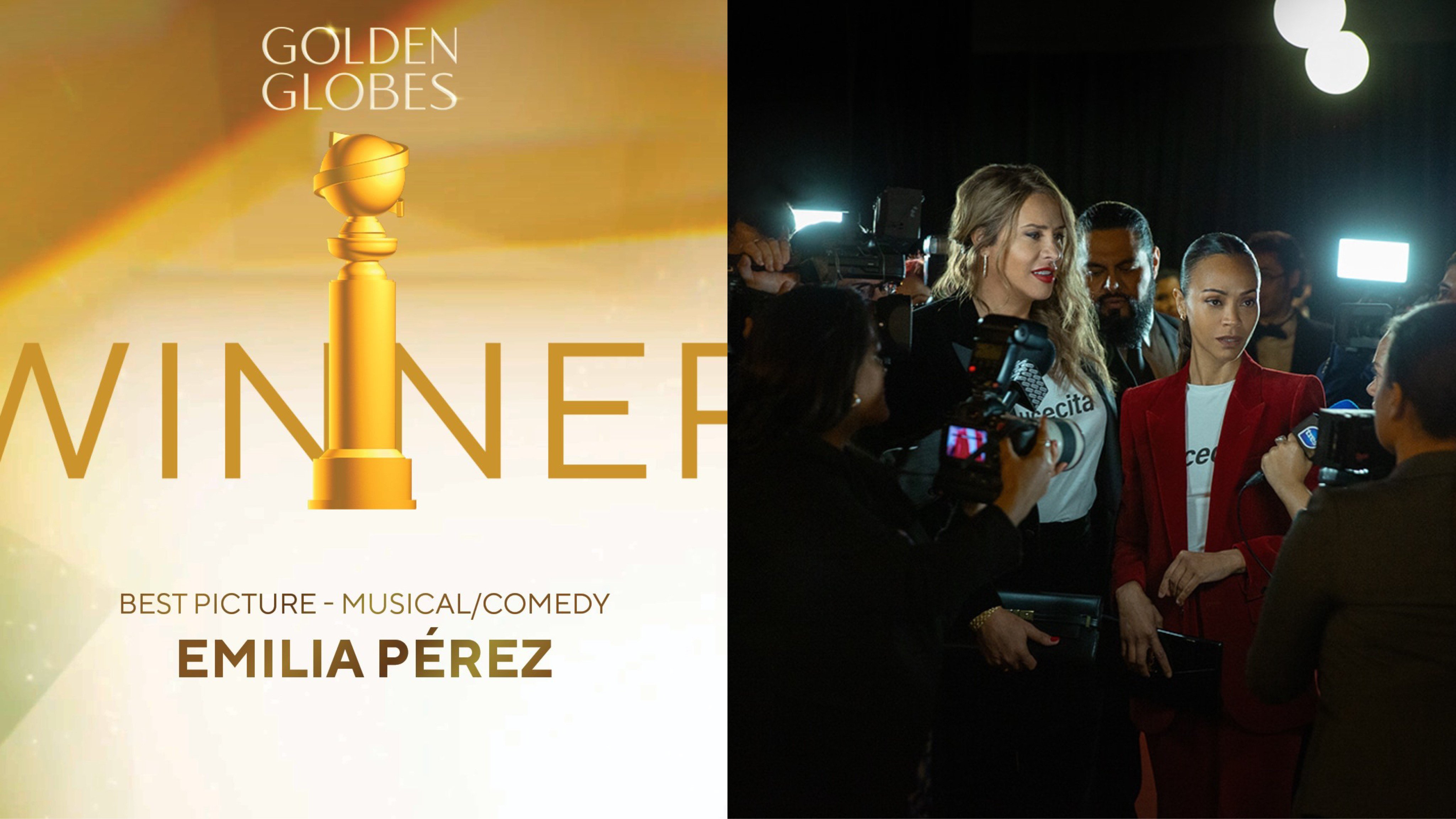 Gempar! Kemenangan Film Emilia Perez di Golden Globes 2025 Dihujat hingga Trending Topic 