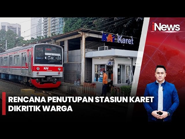 Rencana Penutupan Stasiun Karet Picu Polemik, Banyak Pengguna KRL Menolak!