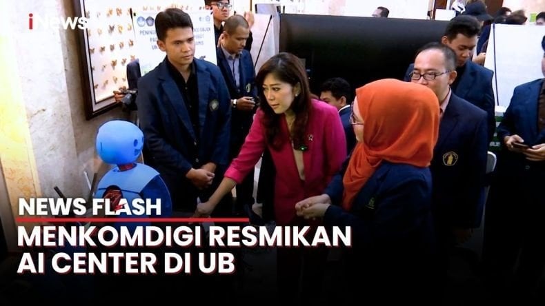 Menkomdigi Meutya Hafid Resmikan AI Center Universitas Brawijaya, Pertama di Indonesia