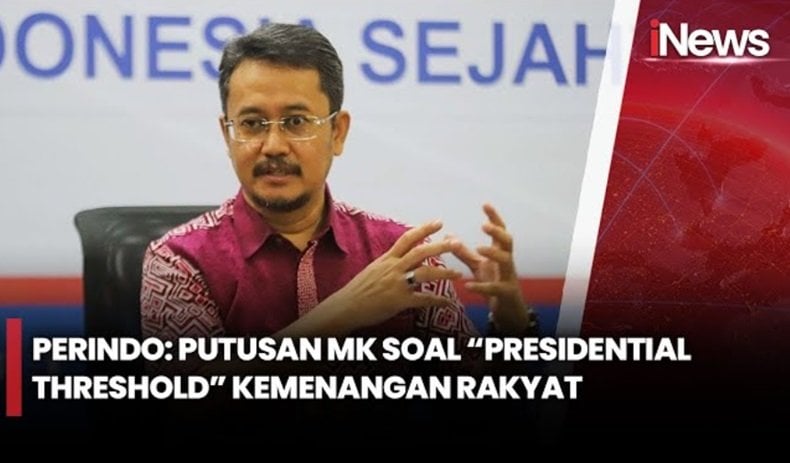 MK Hapus Ambang Batas Pencalonan Presiden, Partai Perindo: Kemenangan Masyarakat Sipil