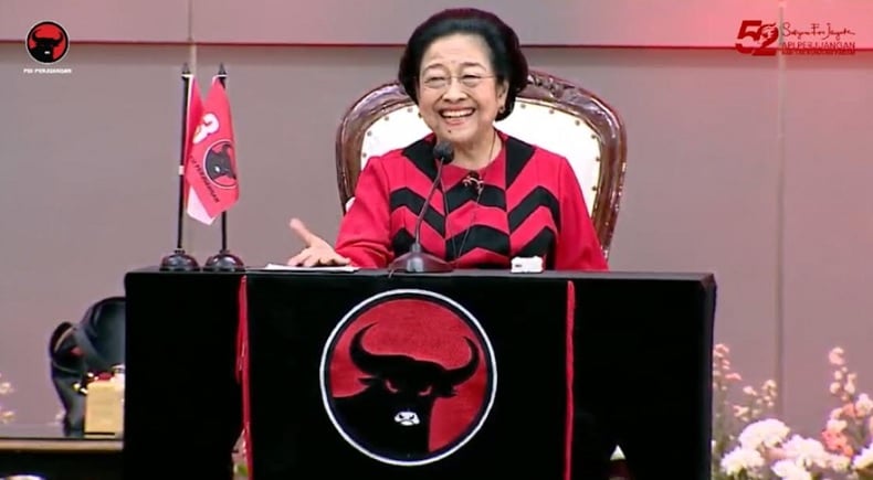 Megawati Tertawa saat Singgung Pihak yang Ingin jadi Ketua Umum PDIP