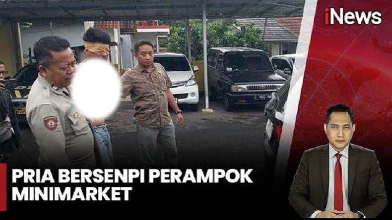 Viral Perampok Minimarket Bersenjata Pistol di Tasikmalaya Ditangkap Warga