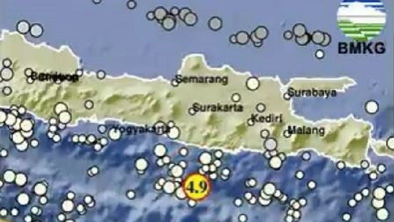 Gempa Terkini Magnitudo 4,9 Guncang Pacitan Jatim