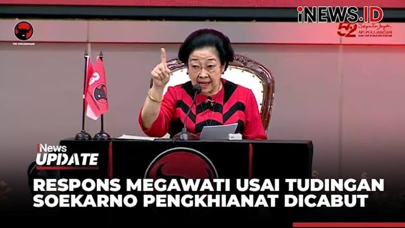 Momen Megawati Menangis, Berterima Kasih ke Prabowo karena Nama Bung Karno Dipulihkan