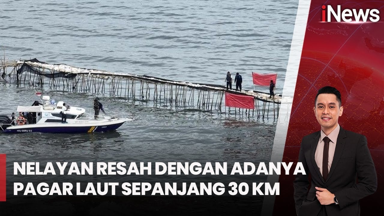 Pagar Laut Tangerang Bikin Nelayan Resah karena Penghasilan Anjlok 