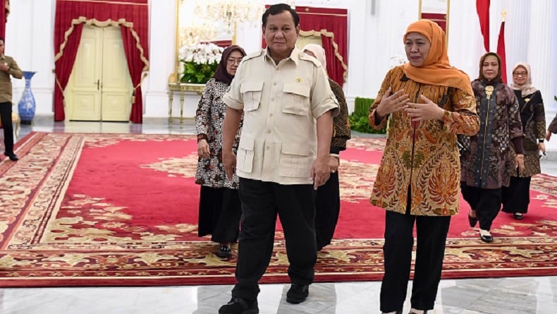 Bertemu Prabowo, Khofifah Usul Anggaran Makan Bergizi Gratis Dibantu APBD