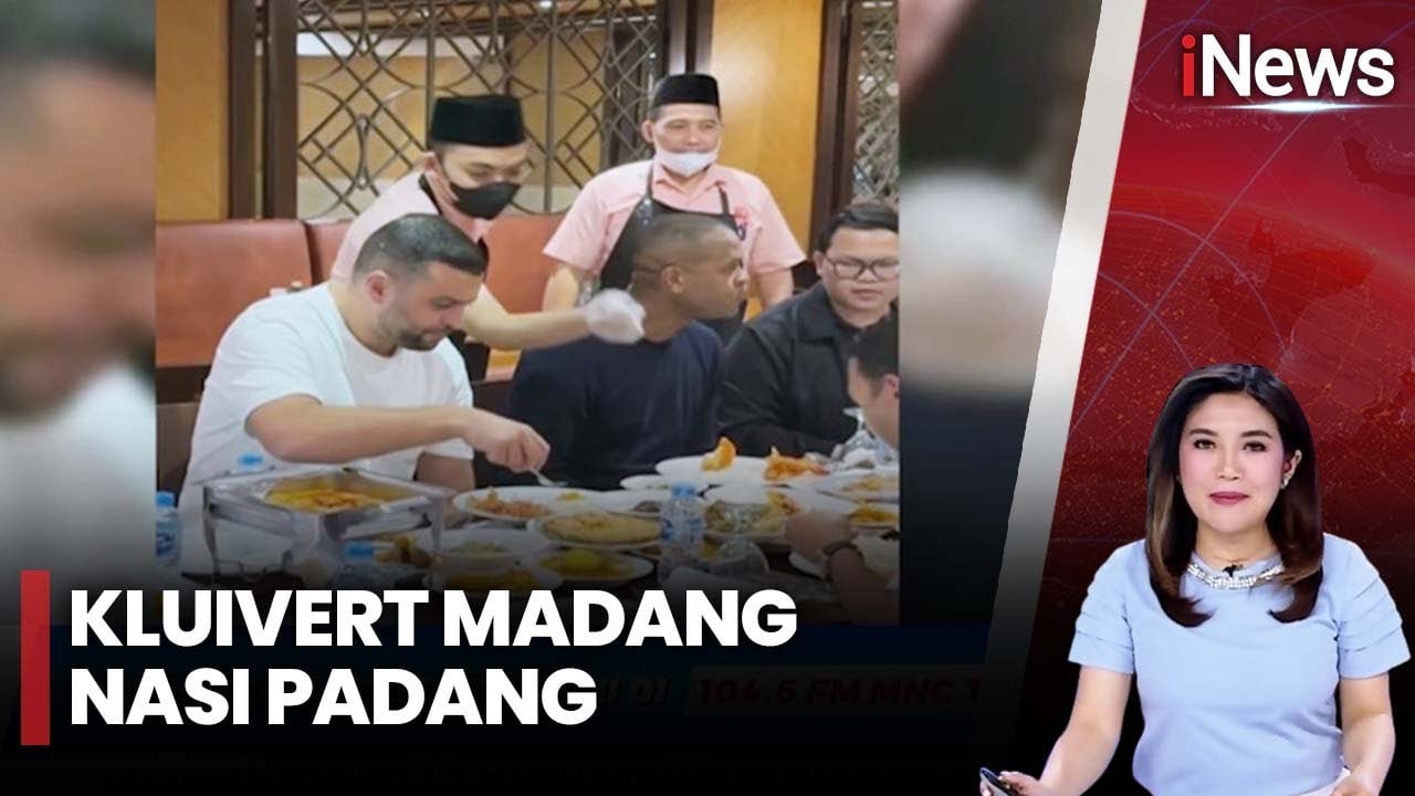 Viral Video Momen Patrick Kluivert Makan Nasi Padang