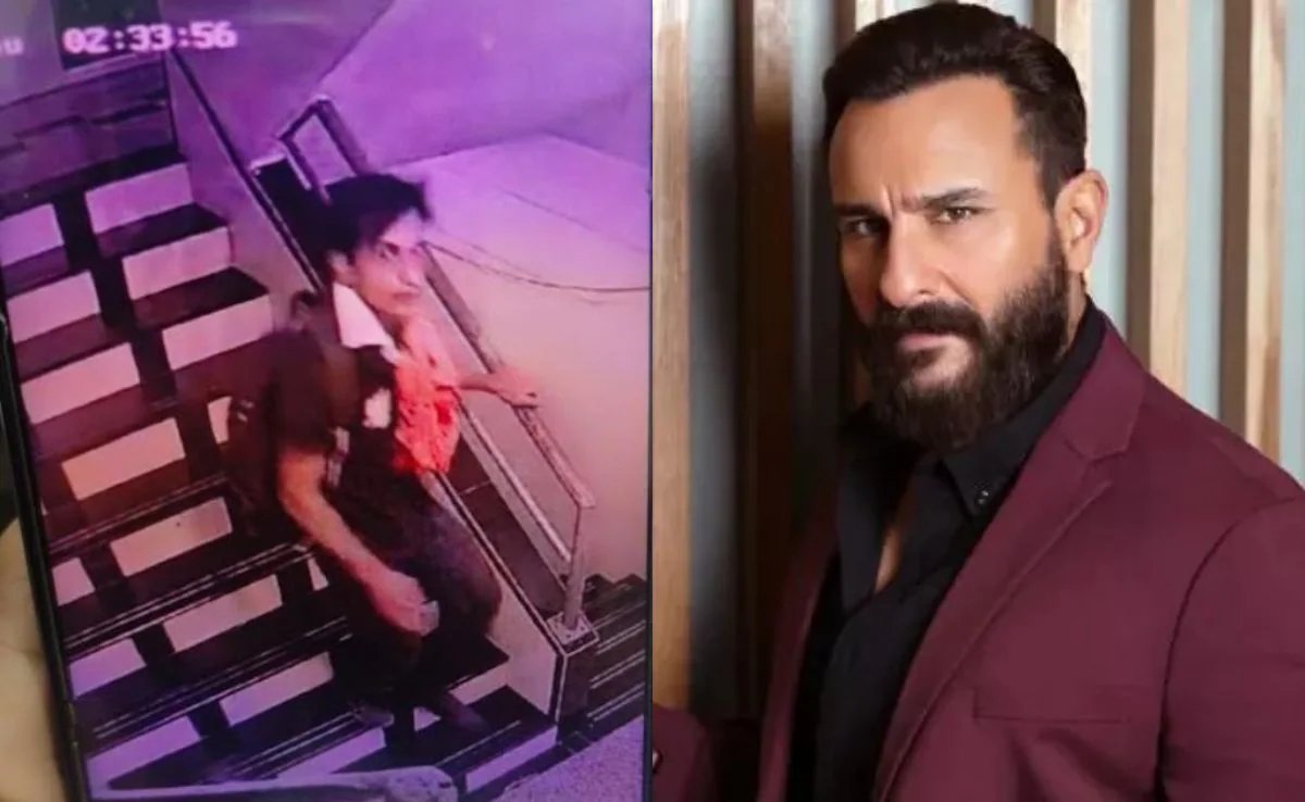 Begini Wajah Pelaku Penusukan Saif Ali Khan, Rekaman CCTV Viral di Medsos