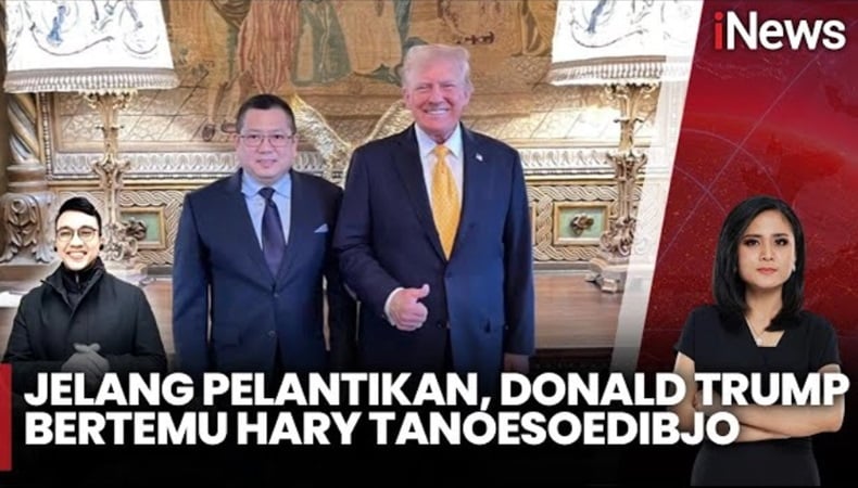 Donald Trump Bertemu Executive Chairman MNC Group Hary Tanoesoedibjo di Washington DC