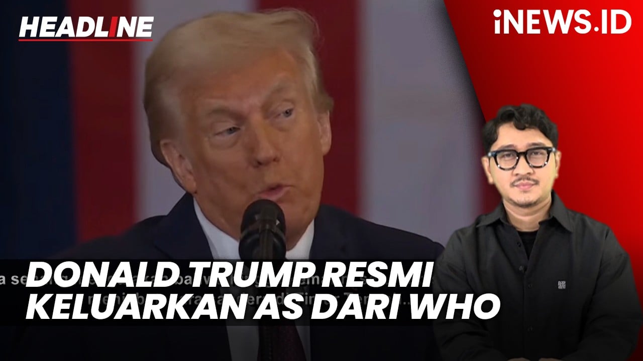 Donald Trump Resmi Keluarkan AS dari WHO