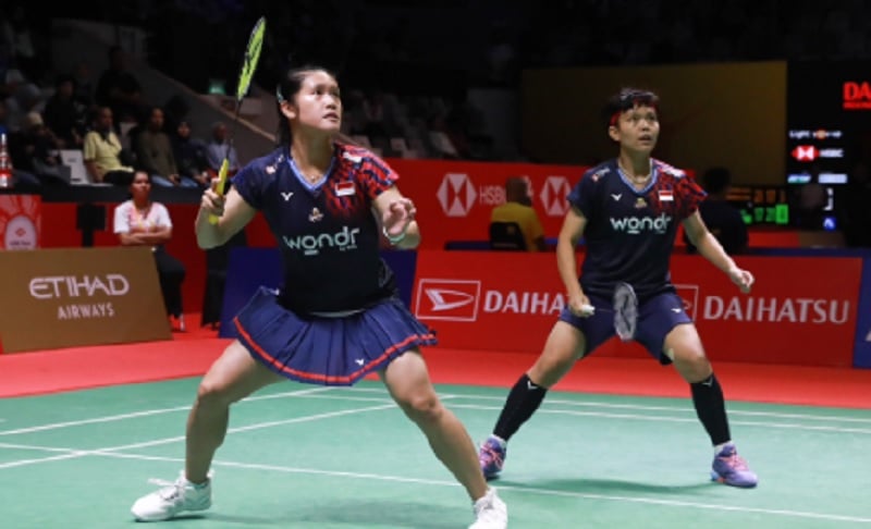 Langkah Lanny/Fadia Disetop Duet Jepang di Indonesia Masters 2025