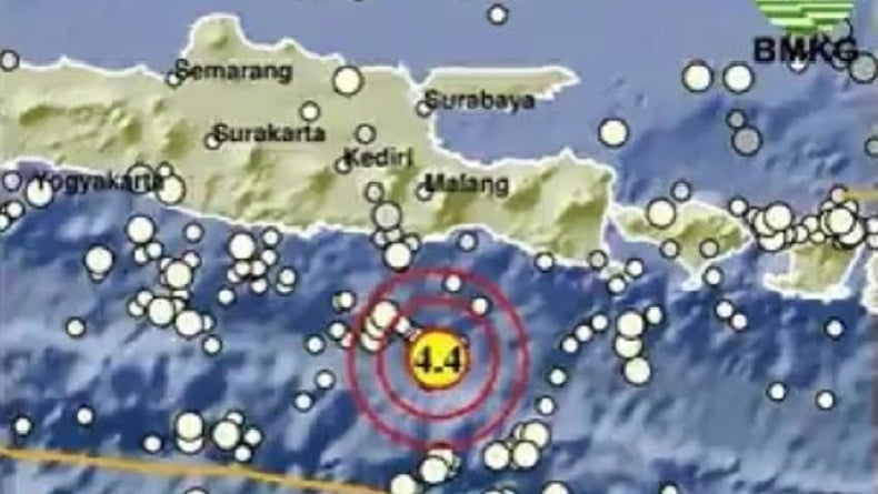 Gempa Terkini Magnitudo 4,4 Guncang Malang Jatim