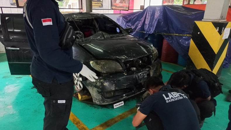 Terungkap, Mobil Brigjen Purn Hendrawan Ostevan Melaju Tanpa 1 Ban sebelum Tercebur