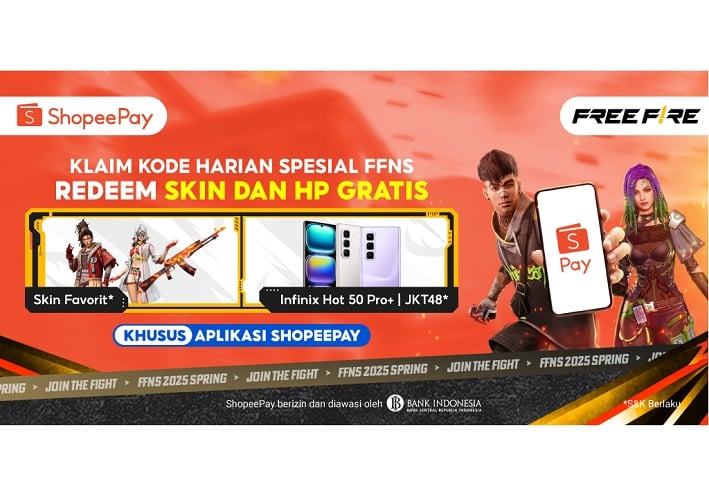 Ini Cara Klaim Kode Redeem Free Fire Harian, Bisa Dapat Skin dan HP Gratis