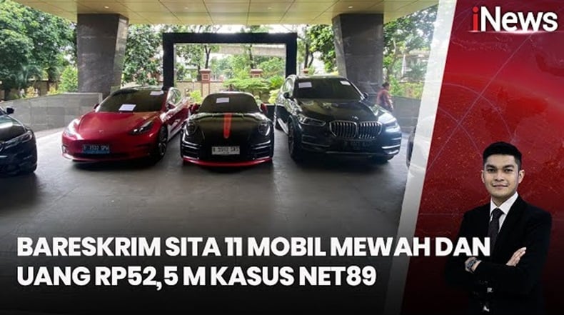 Penampakan Mobil Mewah Disita terkait Kasus Robot Trading Net89, Total Senilai Rp15 Miliar