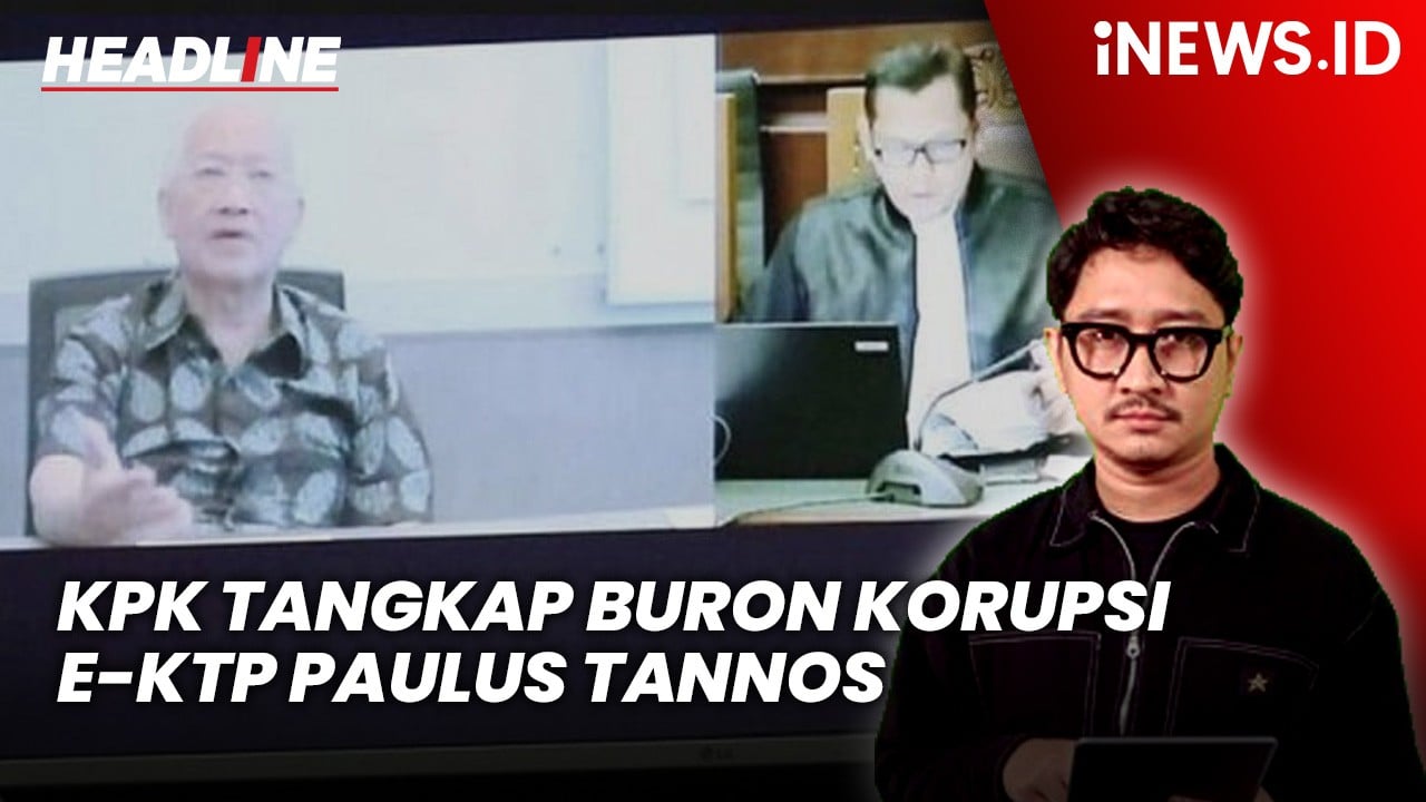 Headline iNEWS.ID: KPK Tangkap Buronan Kasus e-KTP Paulus Tannos di Singapura