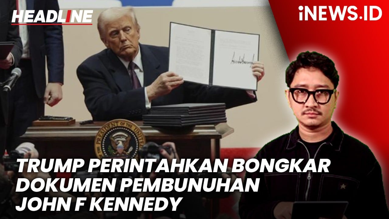 Headline iNEWS.ID: Trump Perintahkan Dokumen Pembunuhan John F Kennedy Dirilis ke Publik