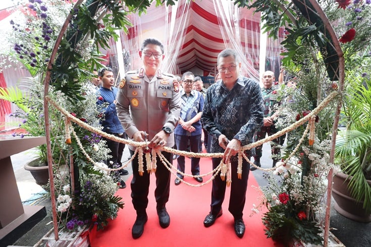 Resmikan Renovasi Polsek Menteng, Hary Tanoesoedibjo Harap Layanan Lebih Baik untuk Masyarakat