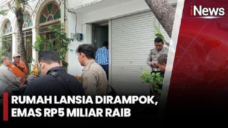 Geger Perampokan Rumah Mewah di Surabaya, Emas Senilai Rp5 Miliar Raib