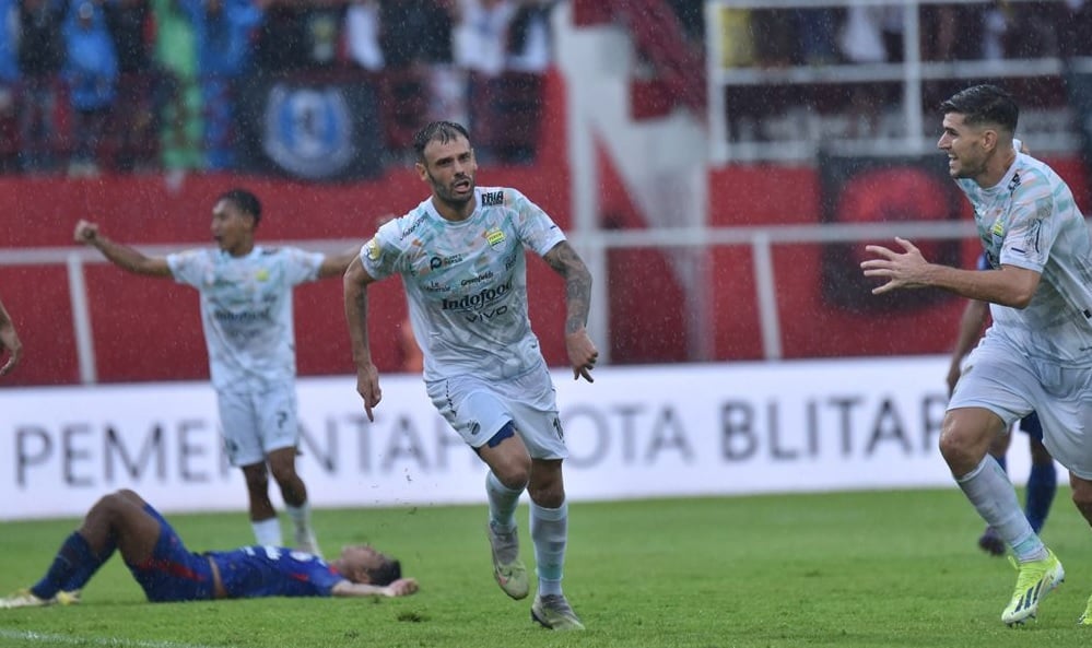 Hasil Liga 1: Persib Bungkam Arema, Gervane Kastaneer Cetak Gol Debut