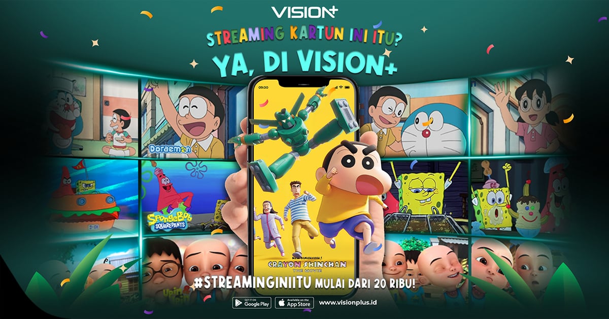 Rekomendasi Tontonan Seru untuk Libur Panjang, Streaming Kartun Favorit di Vision+