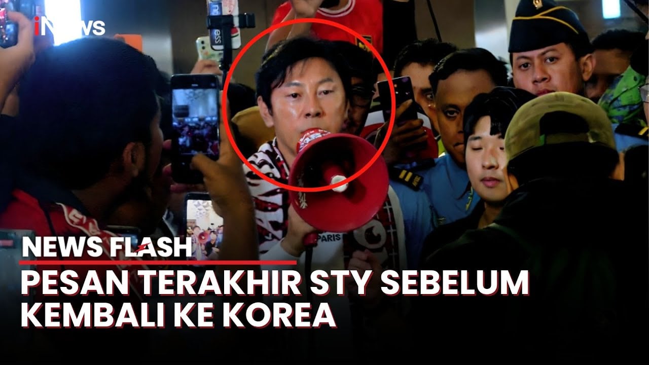 Momen Shin Tae-yong Sampaikan Pesan Terakhir sebelum Tinggalkan Indonesia