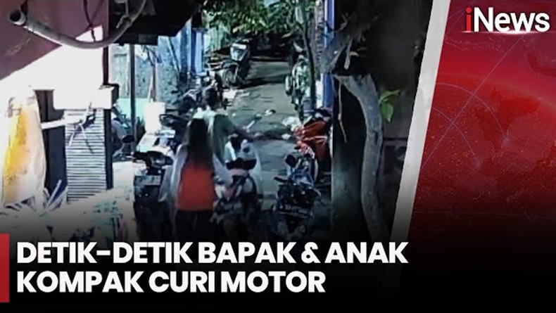 Pria dan Anak Perempuan Kompak Curi Motor di Jakbar, Saling Berbagi Peran