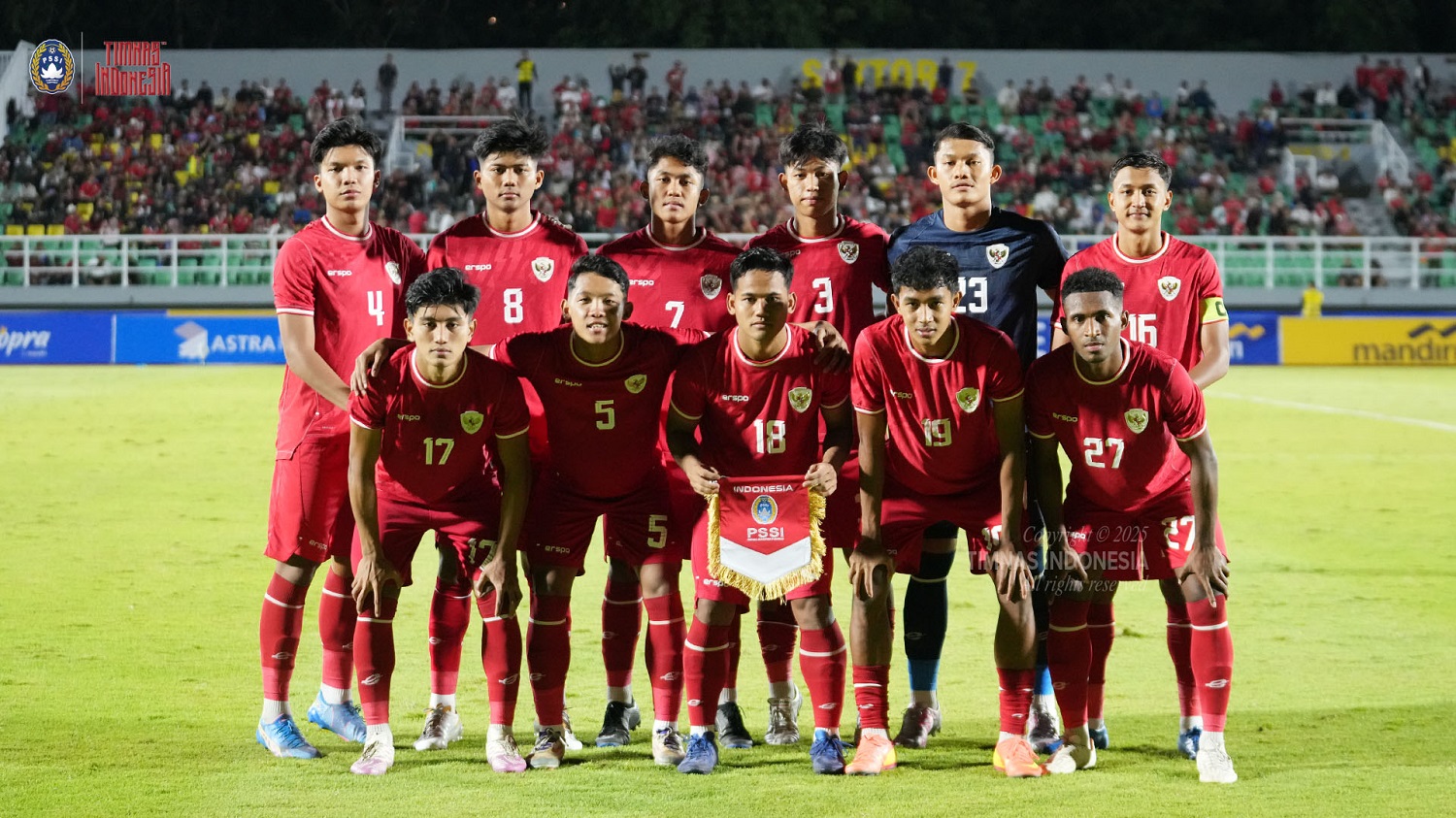 Jadwal Timnas Indonesia U-20 Vs India di Mandiri Challenge Series 2025 Malam Ini