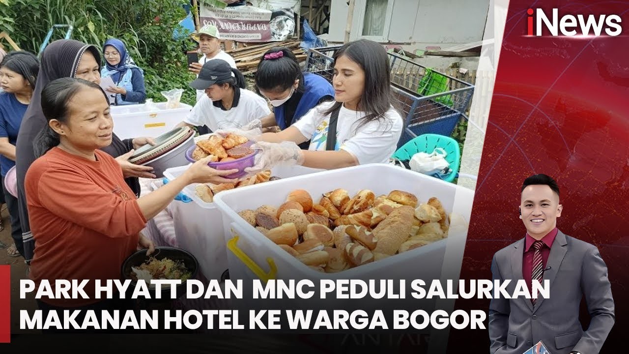 MNC Peduli dan Park Hyatt Jakarta Bagikan Makanan Gratis bagi Warga Bogor