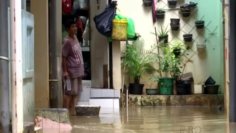 BPBD: 2.808 Warga Mengungsi Imbas Banjir Jakarta