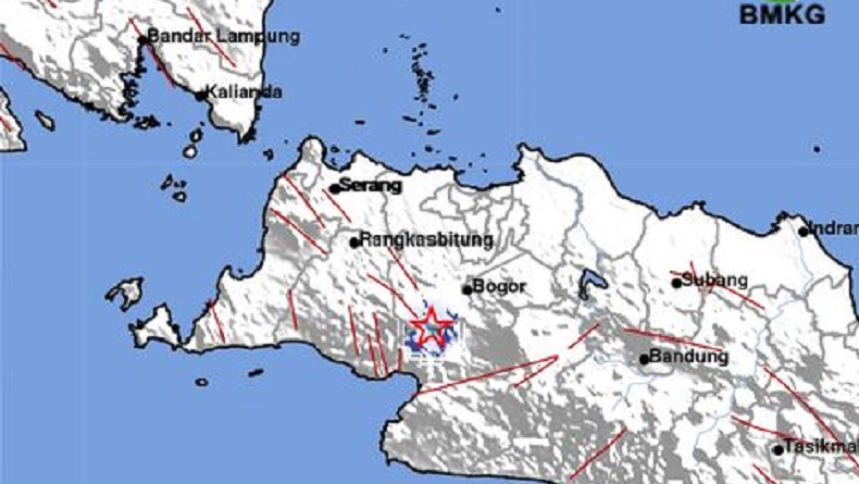 Gempa Terkini Magnitudo 3,1 Guncang Sukabumi, Terasa di Beberapa Daerah