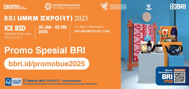 Nikmati Diskon hingga 59 Persen di BRI UMKM EXPO(RT) 2025!