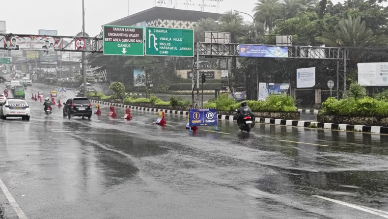 10.000 Kendaraan Melintas di Puncak Bogor saat Imlek, Lalu Lintas Lengang