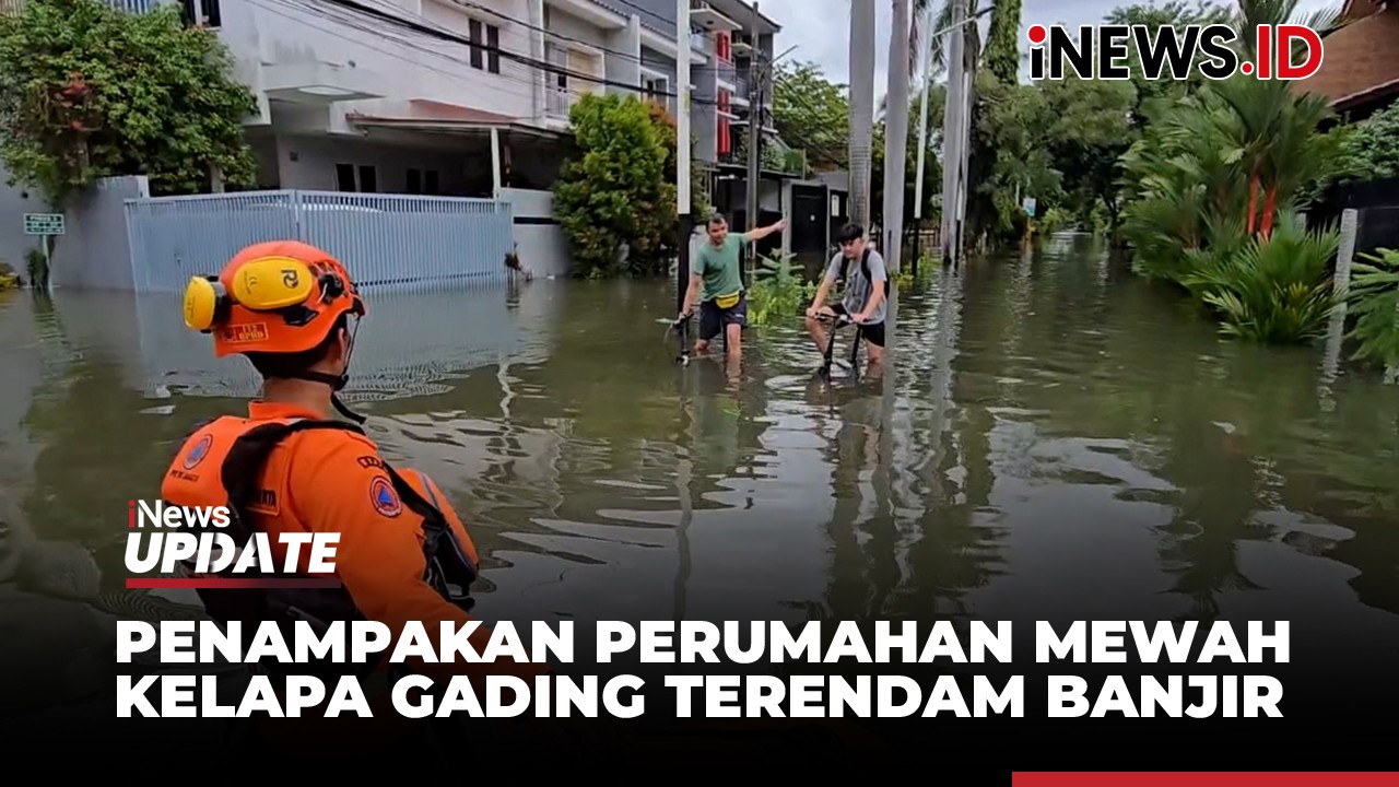 Perumahan Mewah Kelapa Gading Terendam Banjir 80 Sentimeter, Warga Terpaksa Mengungsi