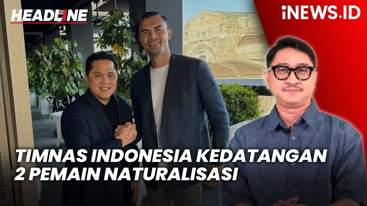 Headline iNEWS.ID: Timnas Indonesia Kedatangan 2 Pemain Naturalisasi Baru setelah Ole dan Jairo