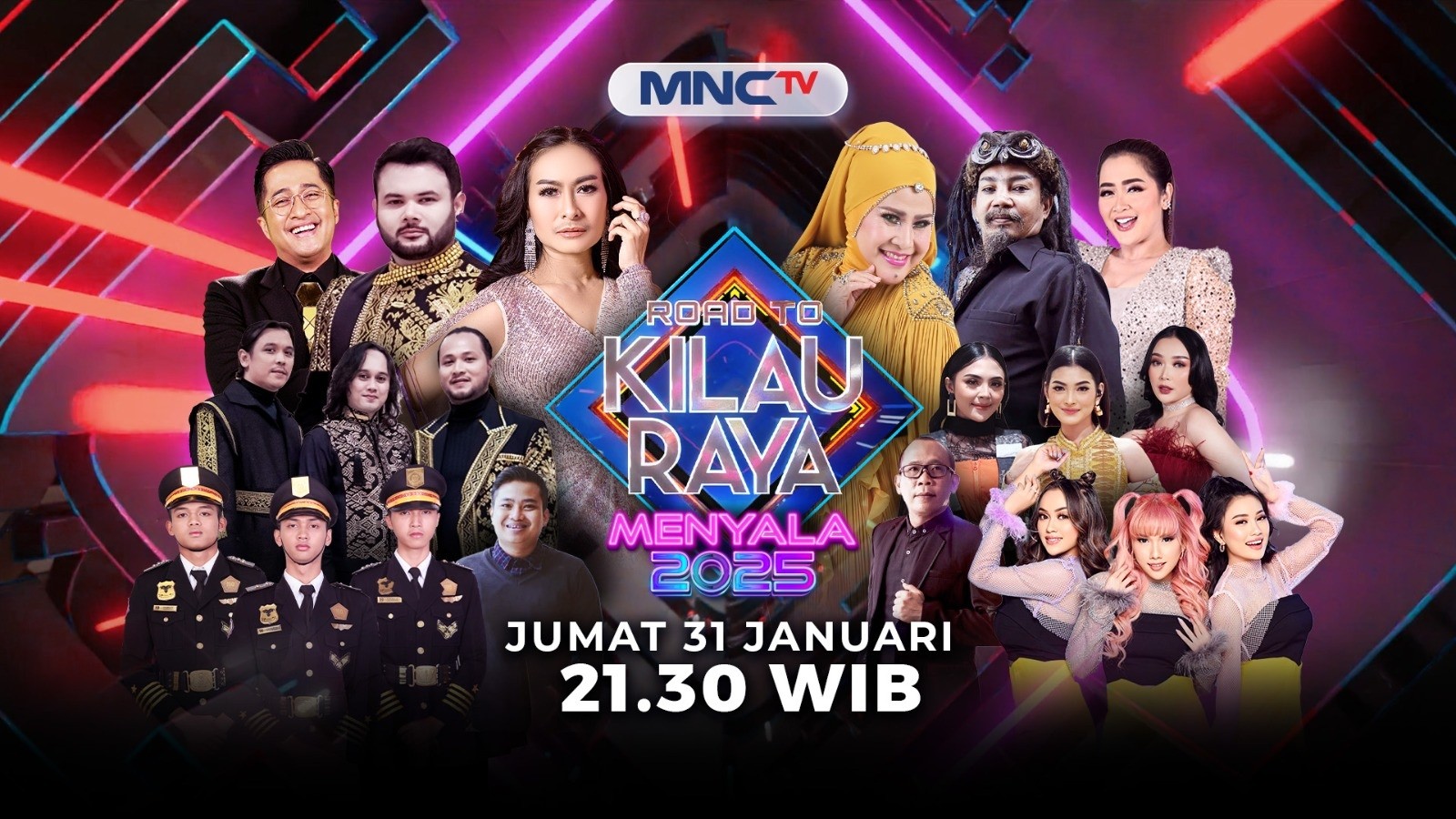 Road to Kilau Raya Menyala 2025, Pesta Kemeriahan Penuh Aksi di MNCTV