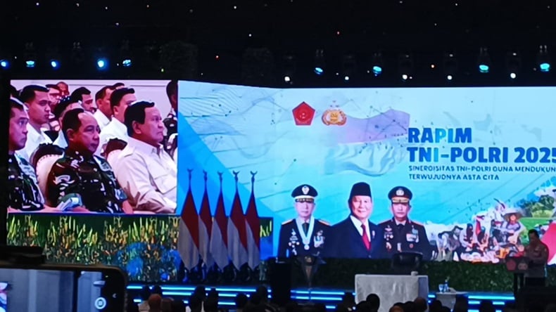 Prabowo Hadir di Rapim TNI-Polri 2025, bakal Beri Arahan