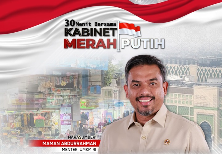 Saksikan 30 Menit Bersama Kabinet Merah Putih: Jurus Menteri Maman Bangkitkan UMKM, Hanya di iNews