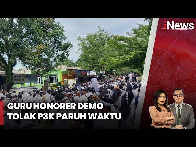 Ribuan Guru Honorer di Sukabumi Gelar Aksi Tolak Skema PPPK Paruh Waktu