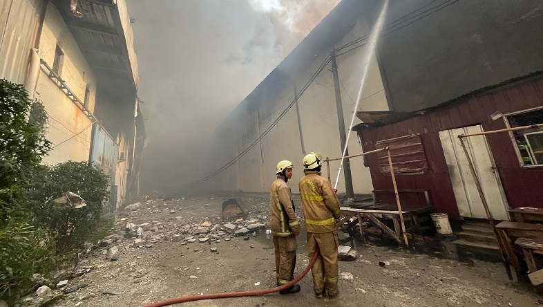 Kondisi Terkini Kebakaran Gudang di Dadap Tangerang, Api Sudah Terkendali