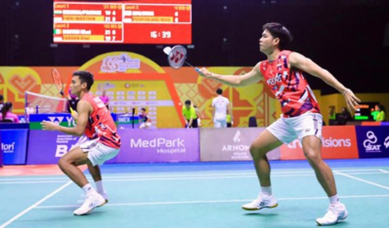 Fikri/Daniel Melaju ke Semifinal Thailand Masters 2025, Alwi Farhan Tumbang