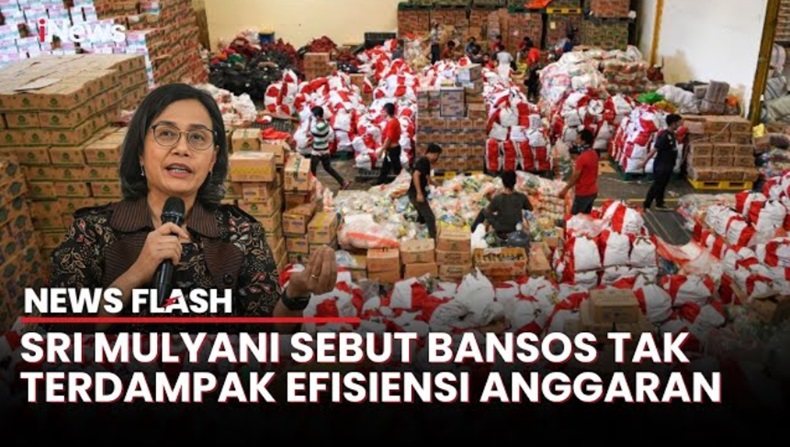 Sri Mulyani Pastikan Bansos Tak Terdampak Efisiensi Anggaran