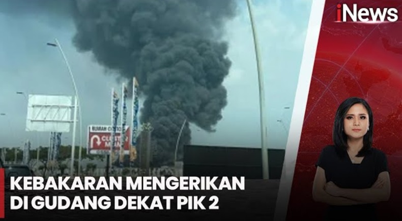 Kebakaran Landa Area Gudang di Dadap Tangerang, Sempat Terdengar Dentuman