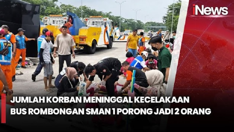 Jenazah Sopir Bus Brimob Kecelakaan di Tol Pandaan-Malang Dibawa ke Rumah Duka di Mojokerto