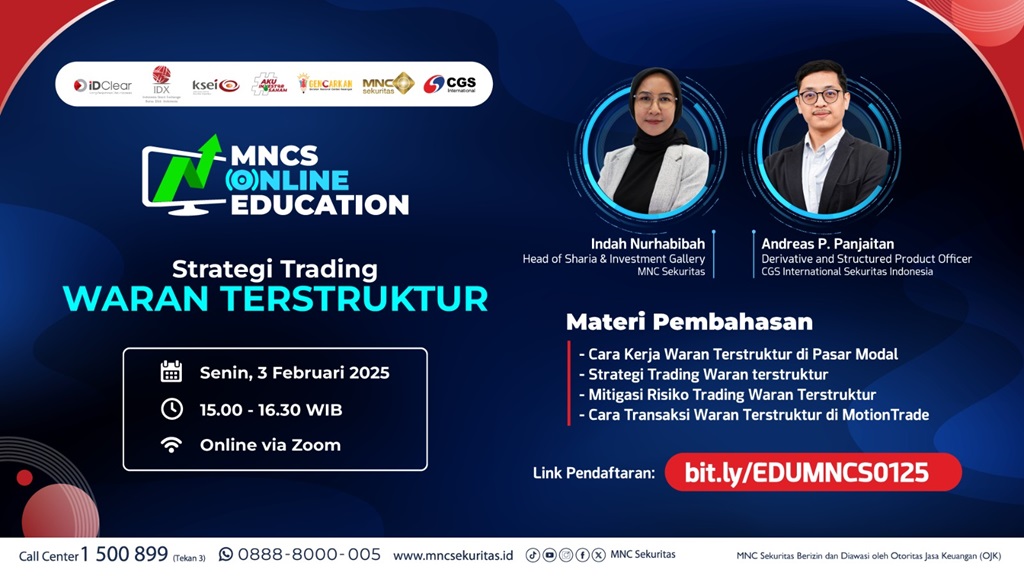 Yuk Daftar Webinar ‘Strategi Trading Waran Terstruktur’ bersama CGS International Sekuritas