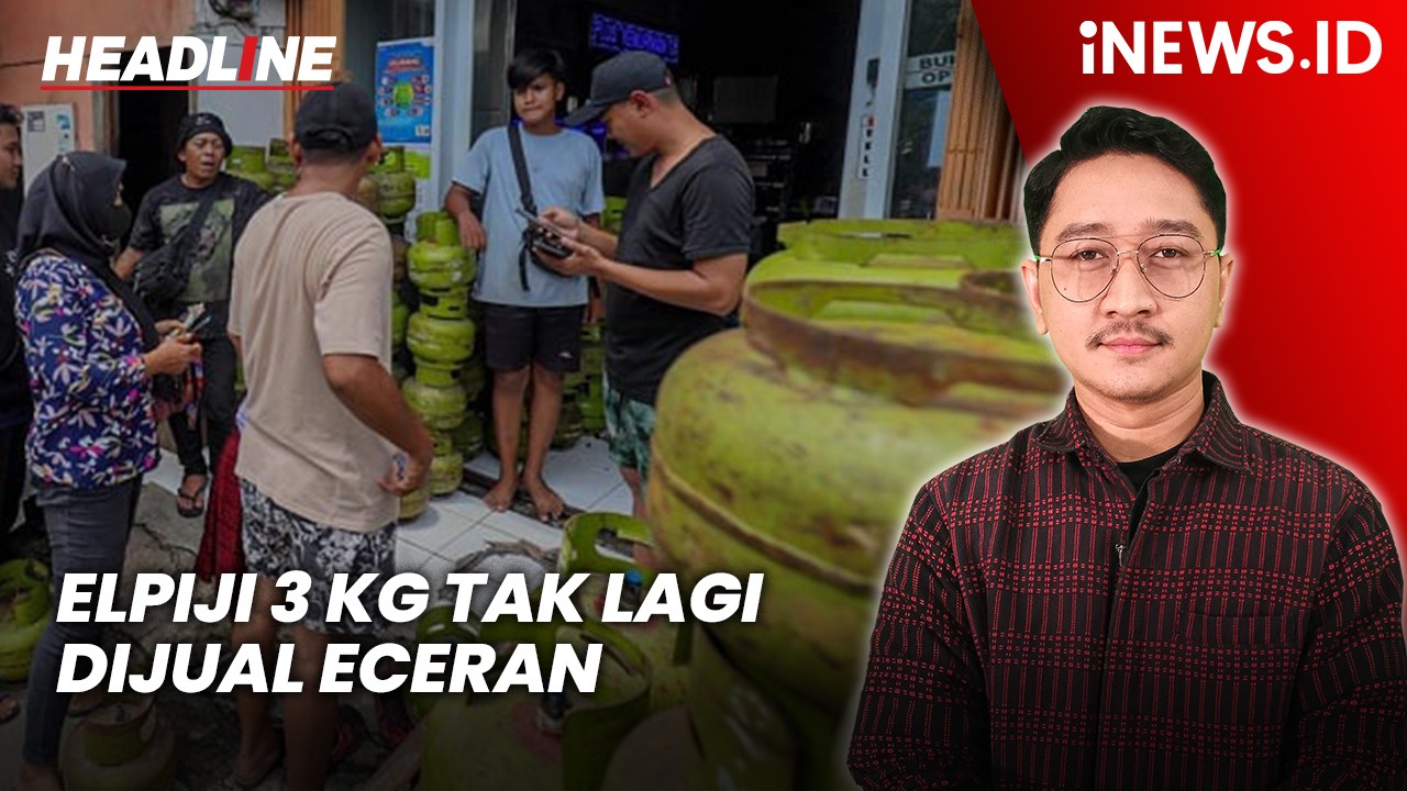 Headline iNEWS.ID: Elpiji 3 Kg Tak Lagi Dijual Eceran, Pangkalan Gas Diserbu Warga