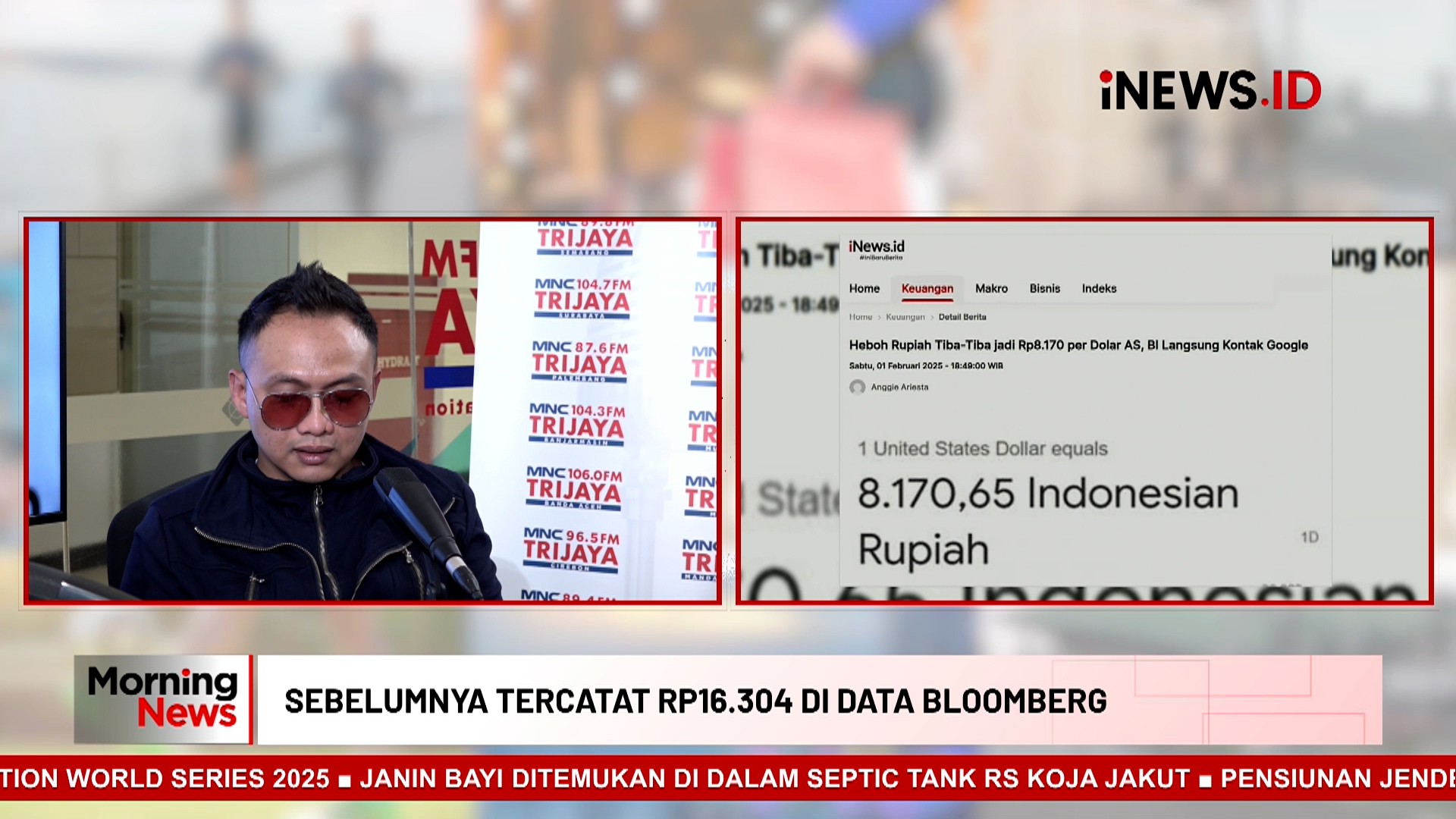 MORNING NEWS: Heboh Rupiah Tiba-Tiba jadi Rp8.170 per Dolar AS, BI Langsung Kontak Google